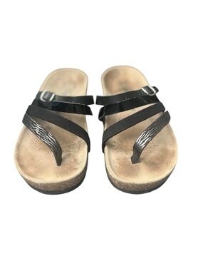 MEPHISTO NATTY Women Cork Sandals Size 36 (US 6)